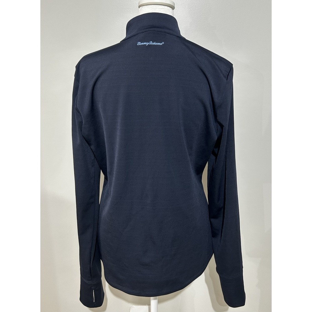 Tommy Bahama Jacket Womens Medium Blue Everyday Active Full Zip Track Athletic